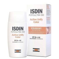 کرم ضد آفتاب رنگی ایزدین مدل Active Unify حجم 50 میلی لیتر